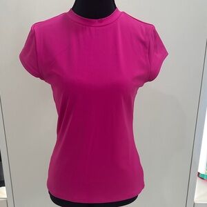 Express Women's Hot Pink Short Sleeve body contour